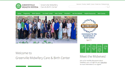 Desktop Screenshot of greenvillemidwiferycare.com